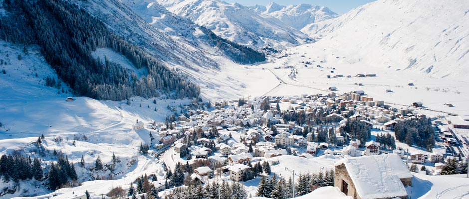 skien in Zwitserland