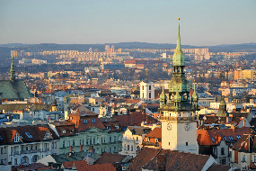 Vlakem z Prahy do Brna