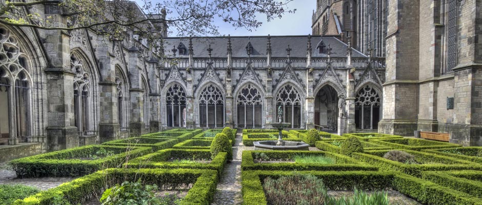 Tuin Domkerk in Utrecht
