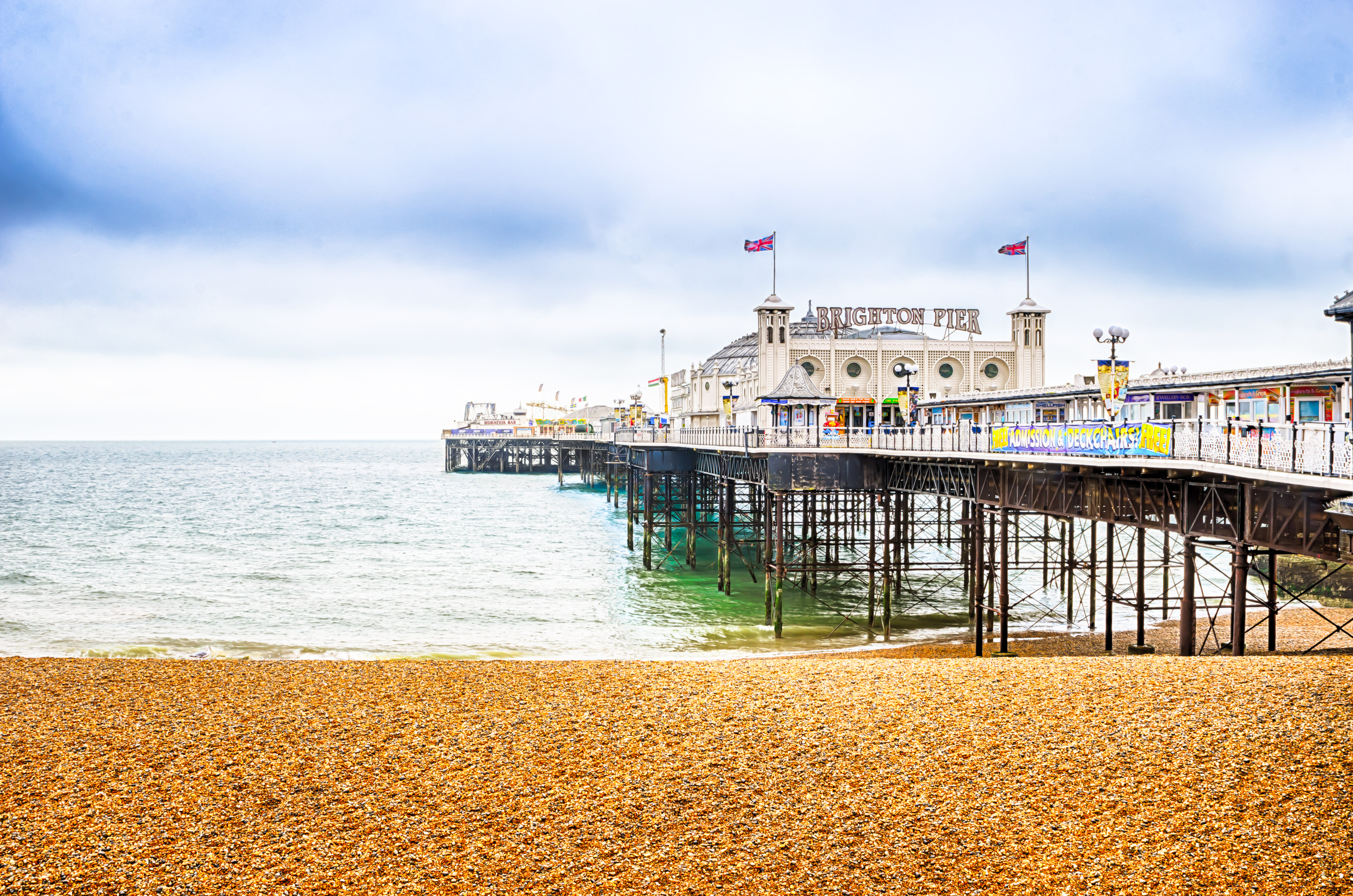 Brighton pier UK England
