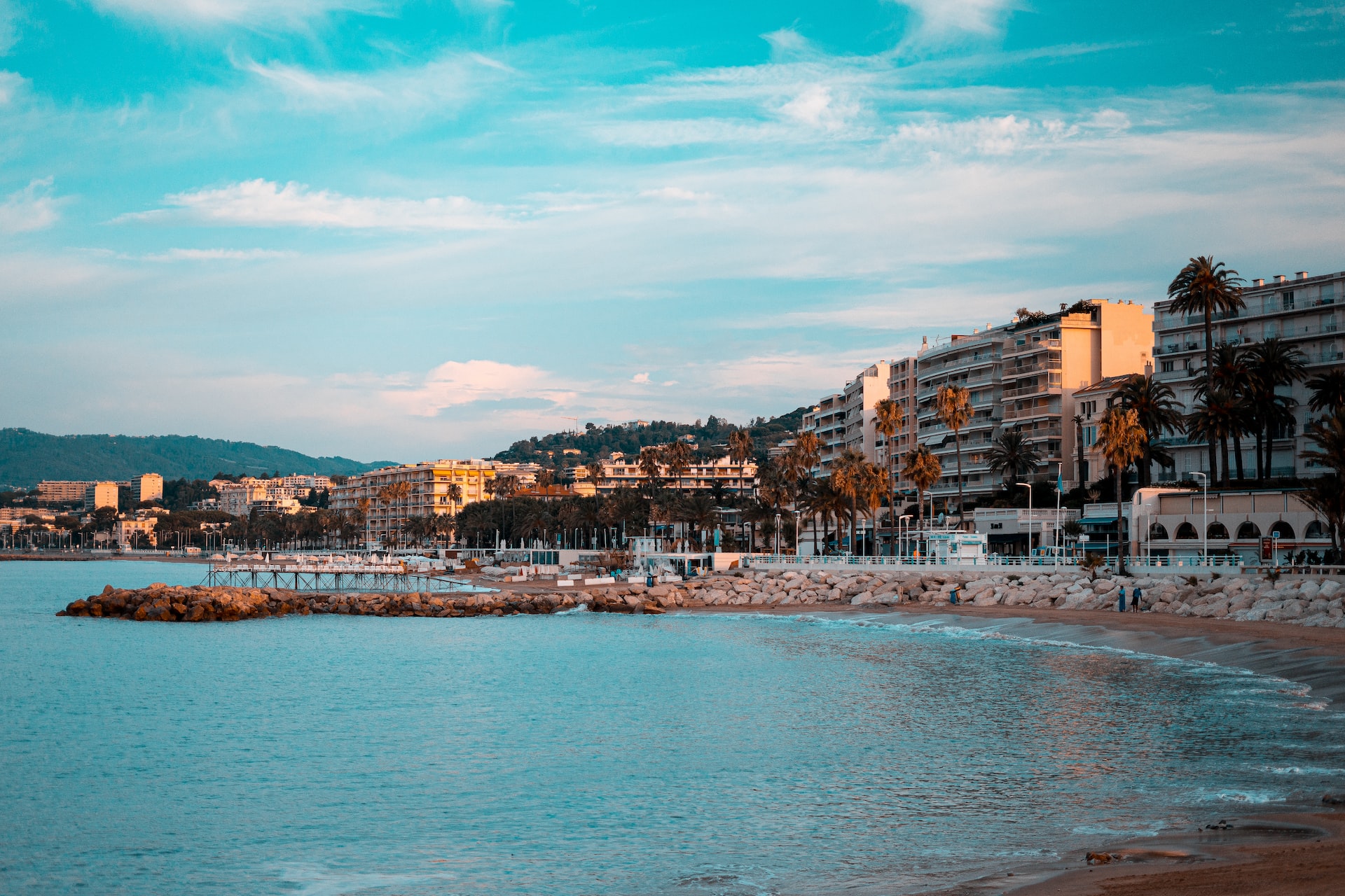 Playa de la Costa Azul en Francia
