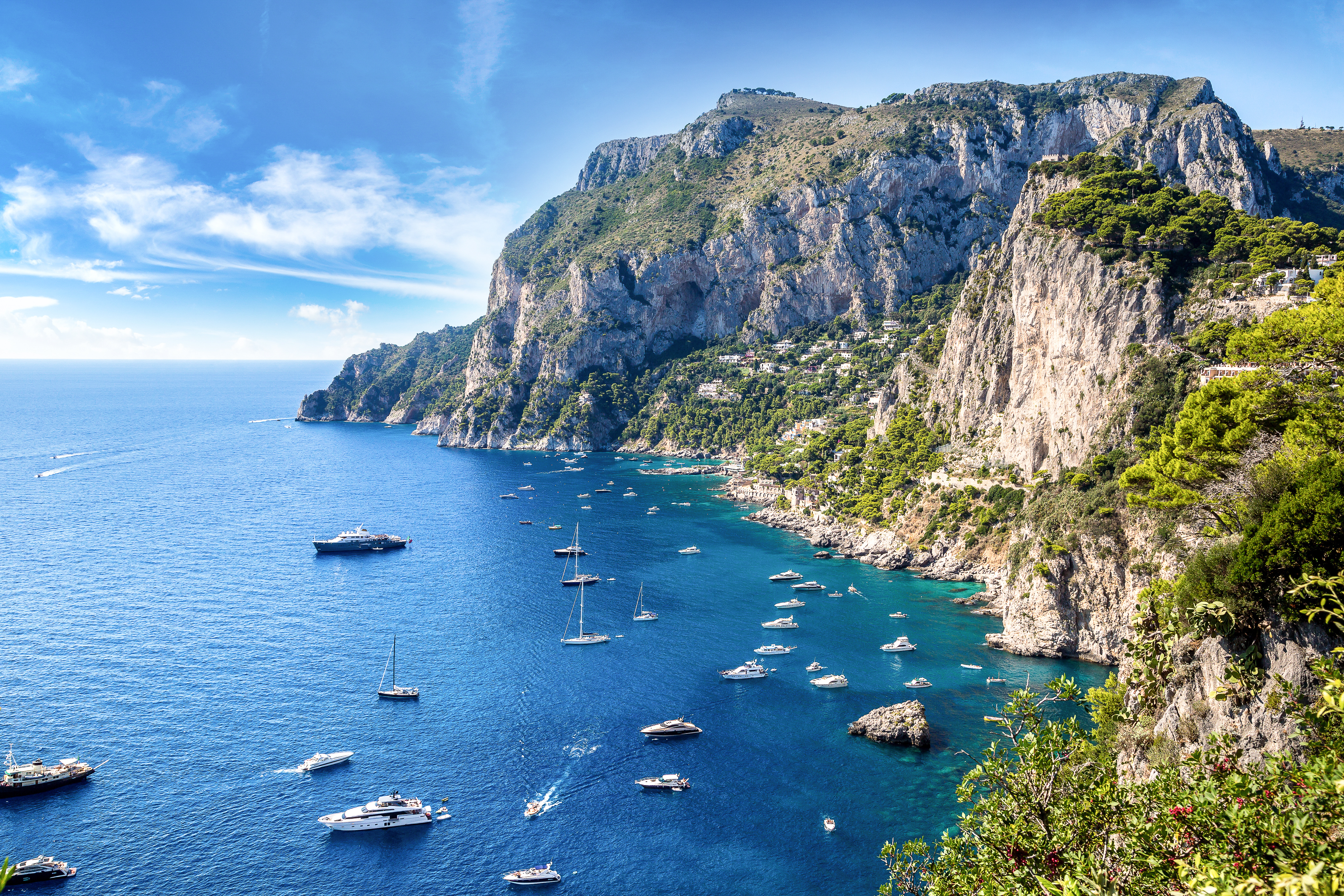 View of the Capri Island
