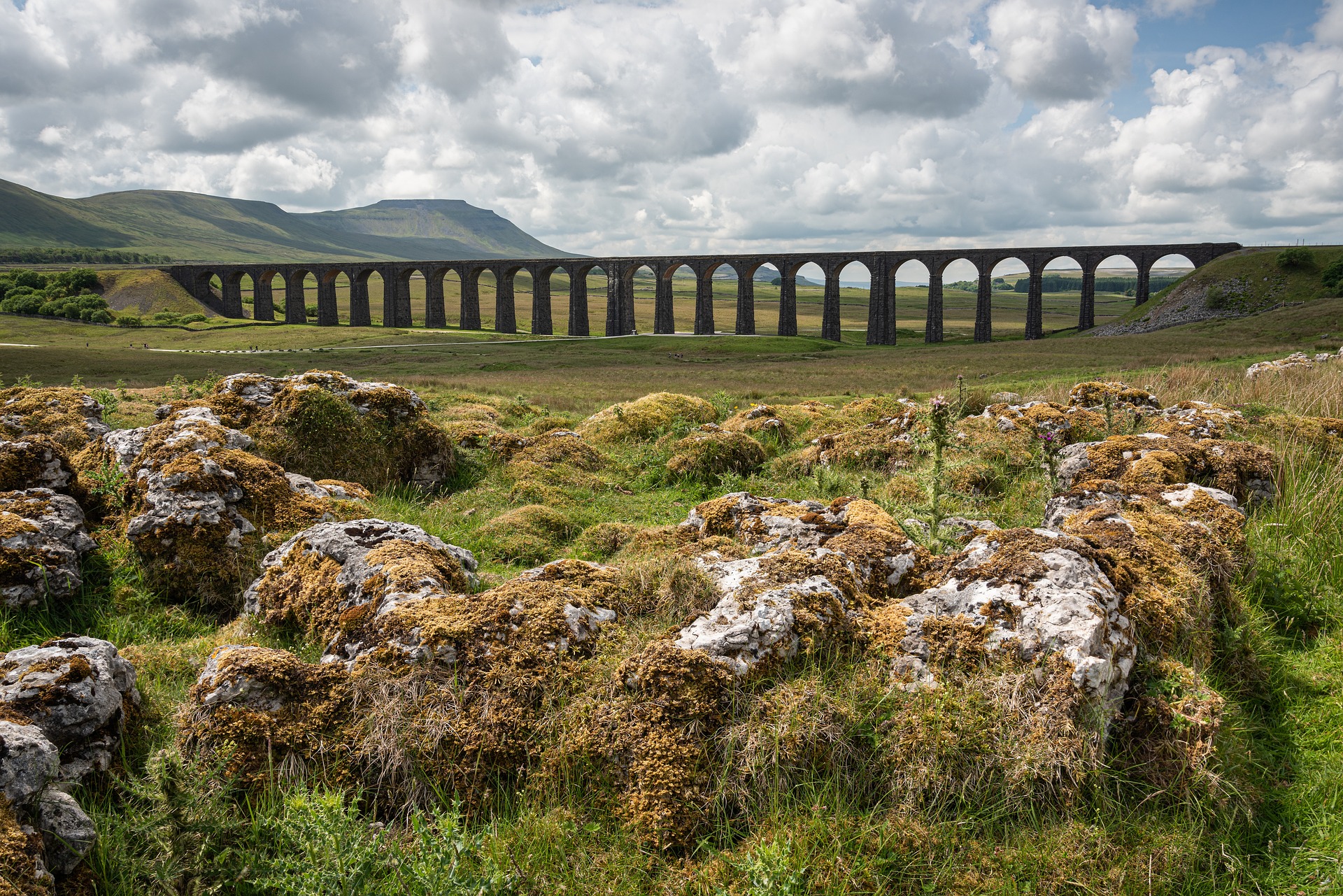 Ribblehead Viaduct, railroad bridge in the English county of North Yorkshire