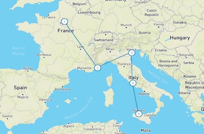 europe italy france eurail pass trip weeks cities itinerary travel goeuro select visit plan if know