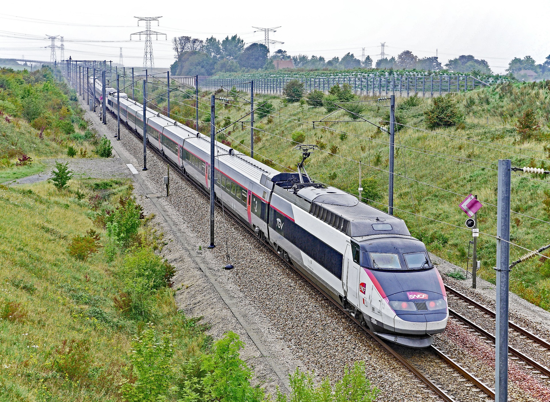 SNCF France en train