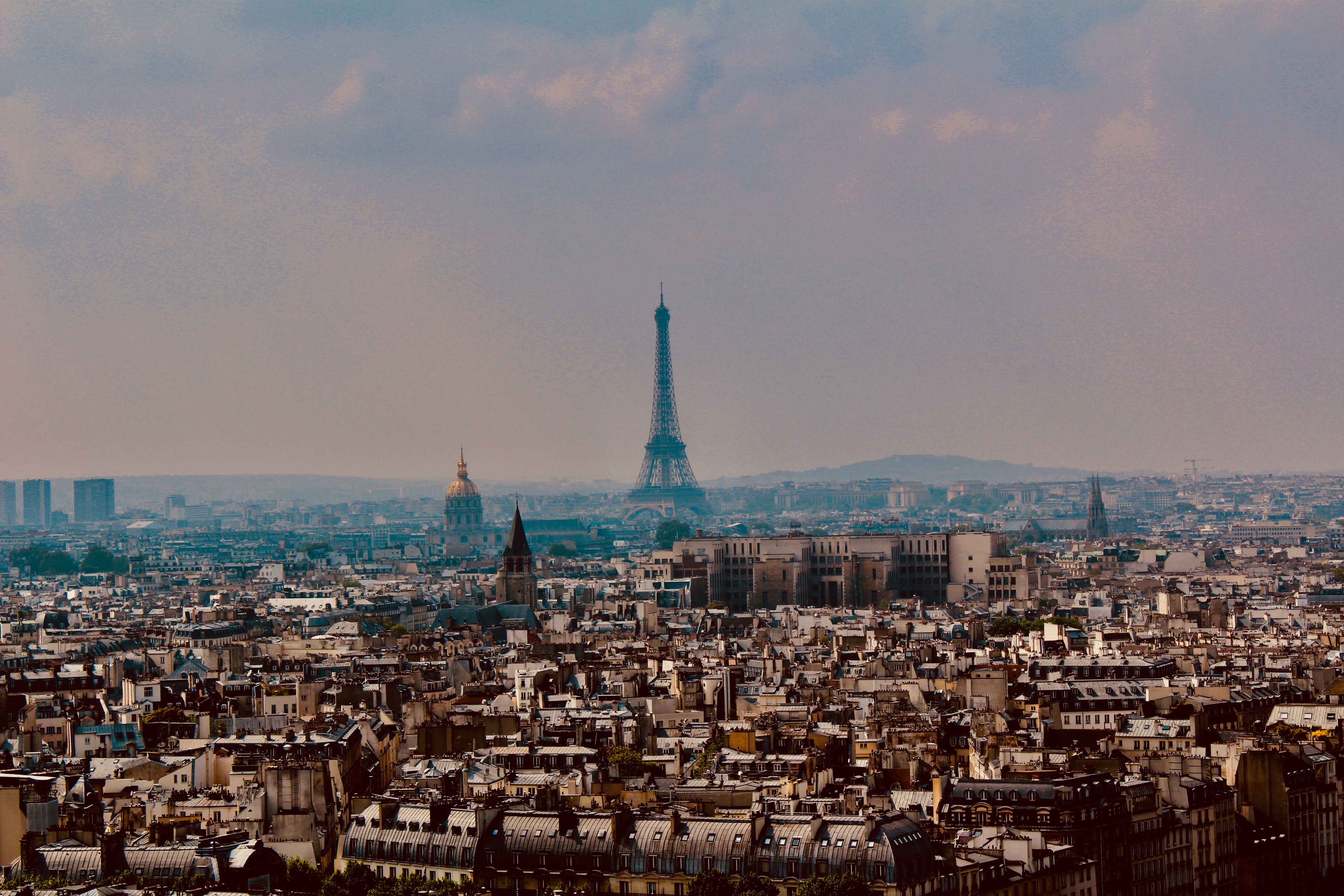 Panoramablick auf die Stadt der Liebe, Paris