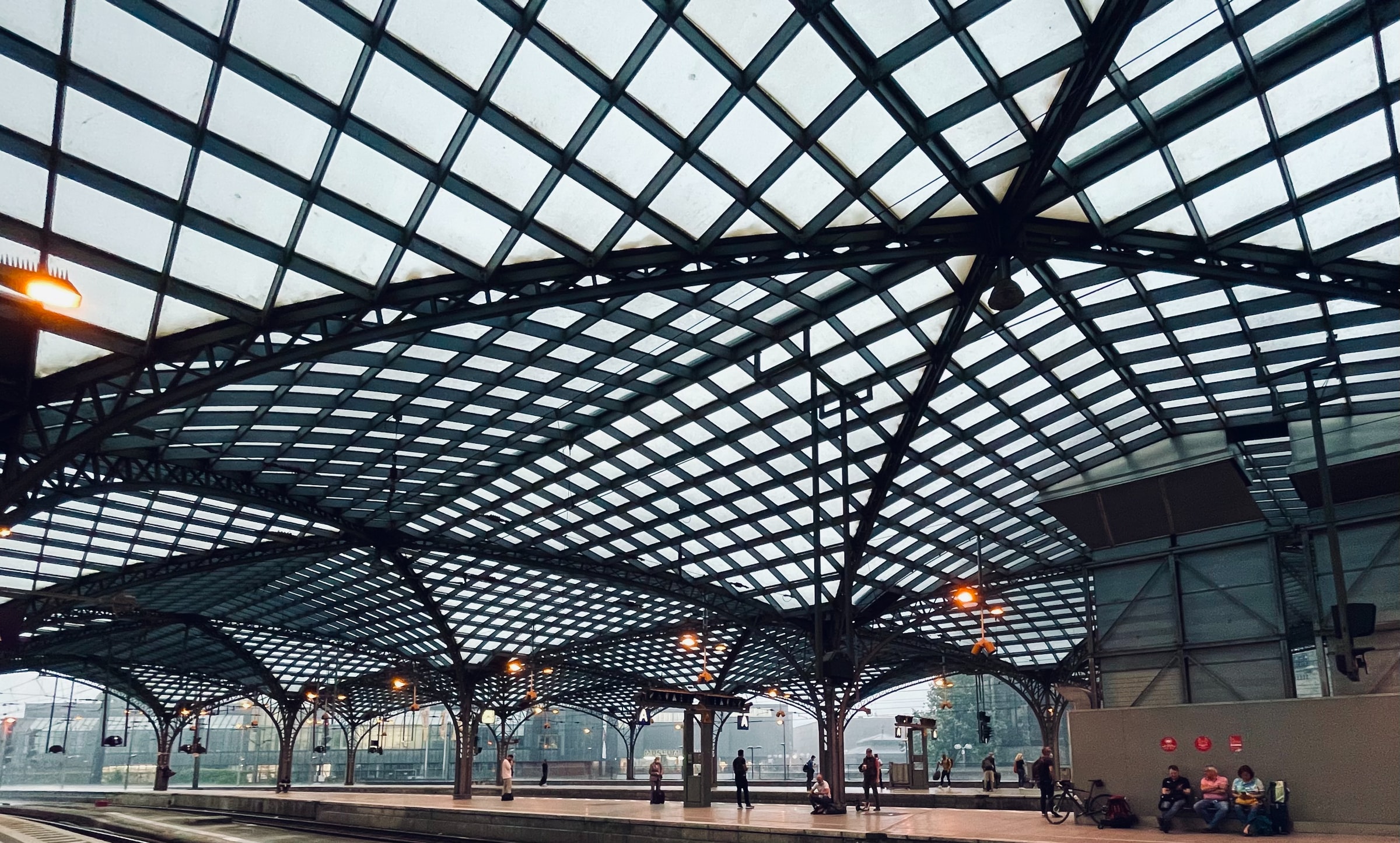 Der Hauptbahnhof in Koln