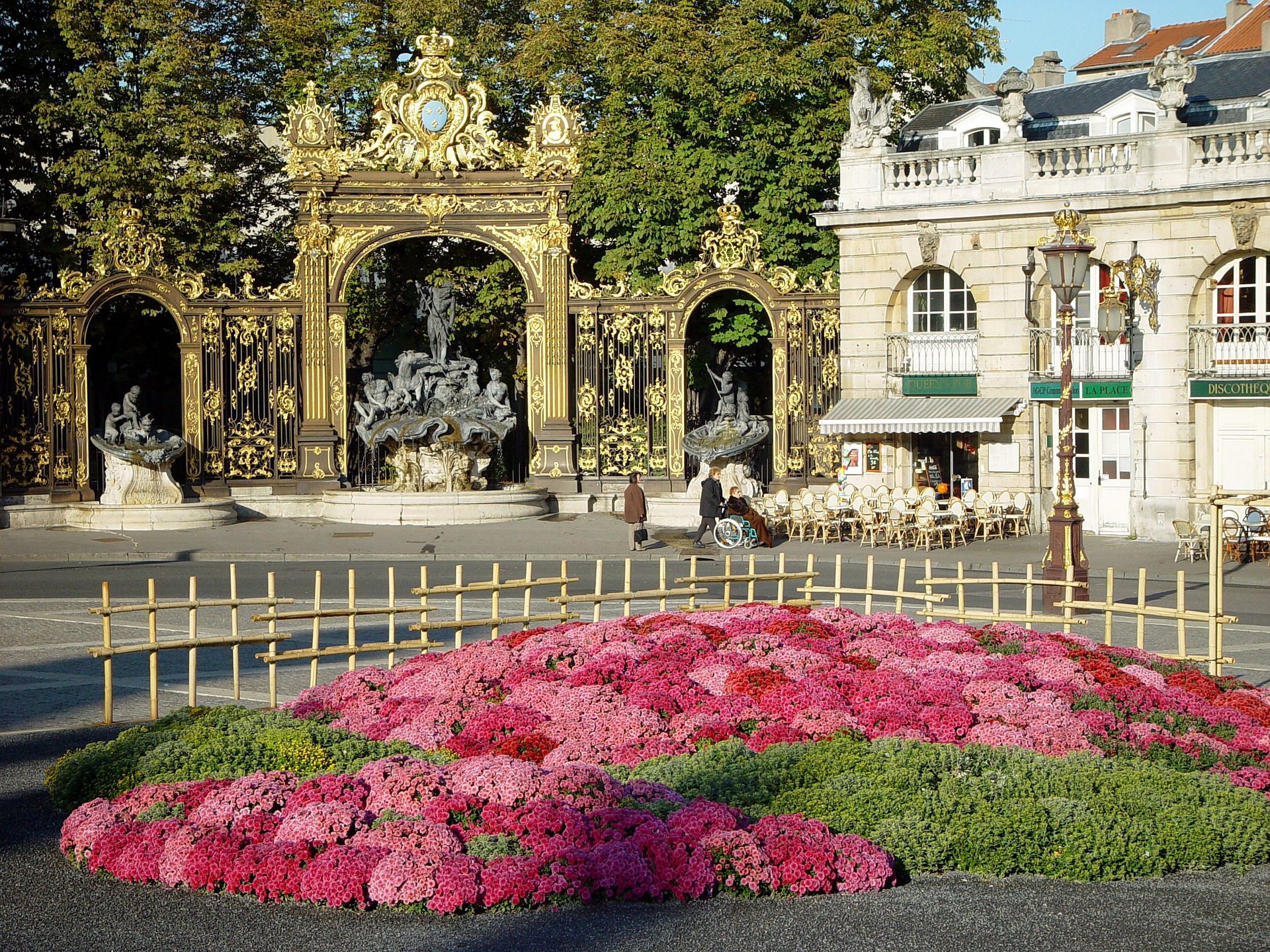 Fontaine sur la place Stanislas a Nancy