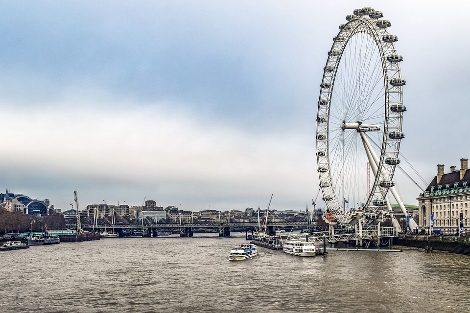 Bus Londres : la grande roue du London Eye