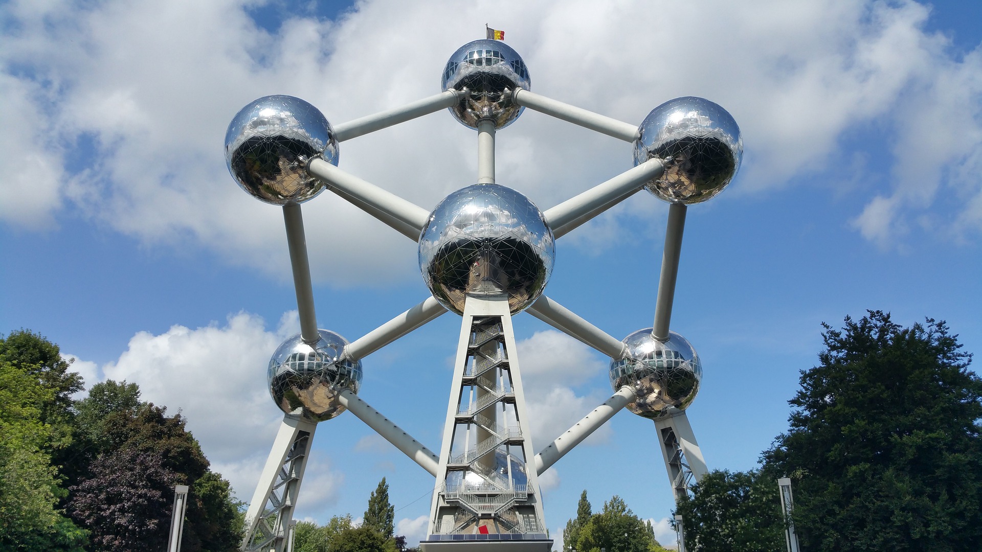 Spheres de l’Atomium a Bruxelles