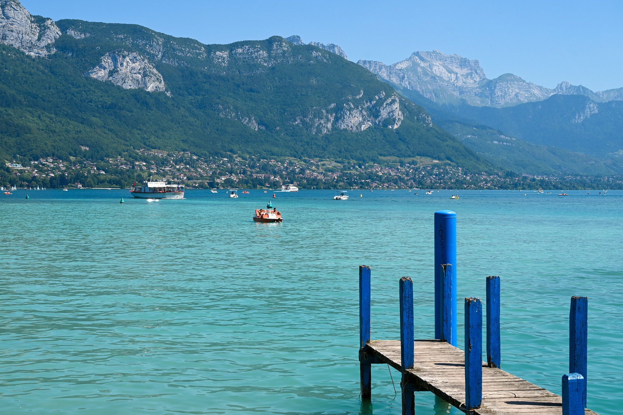 Train Annemasse - Annecy : le lac d’Annecy