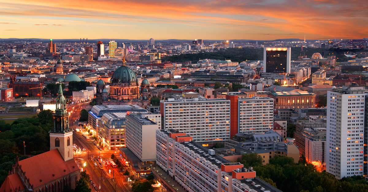 Berlino: Skyline di Potsdamer Platz.