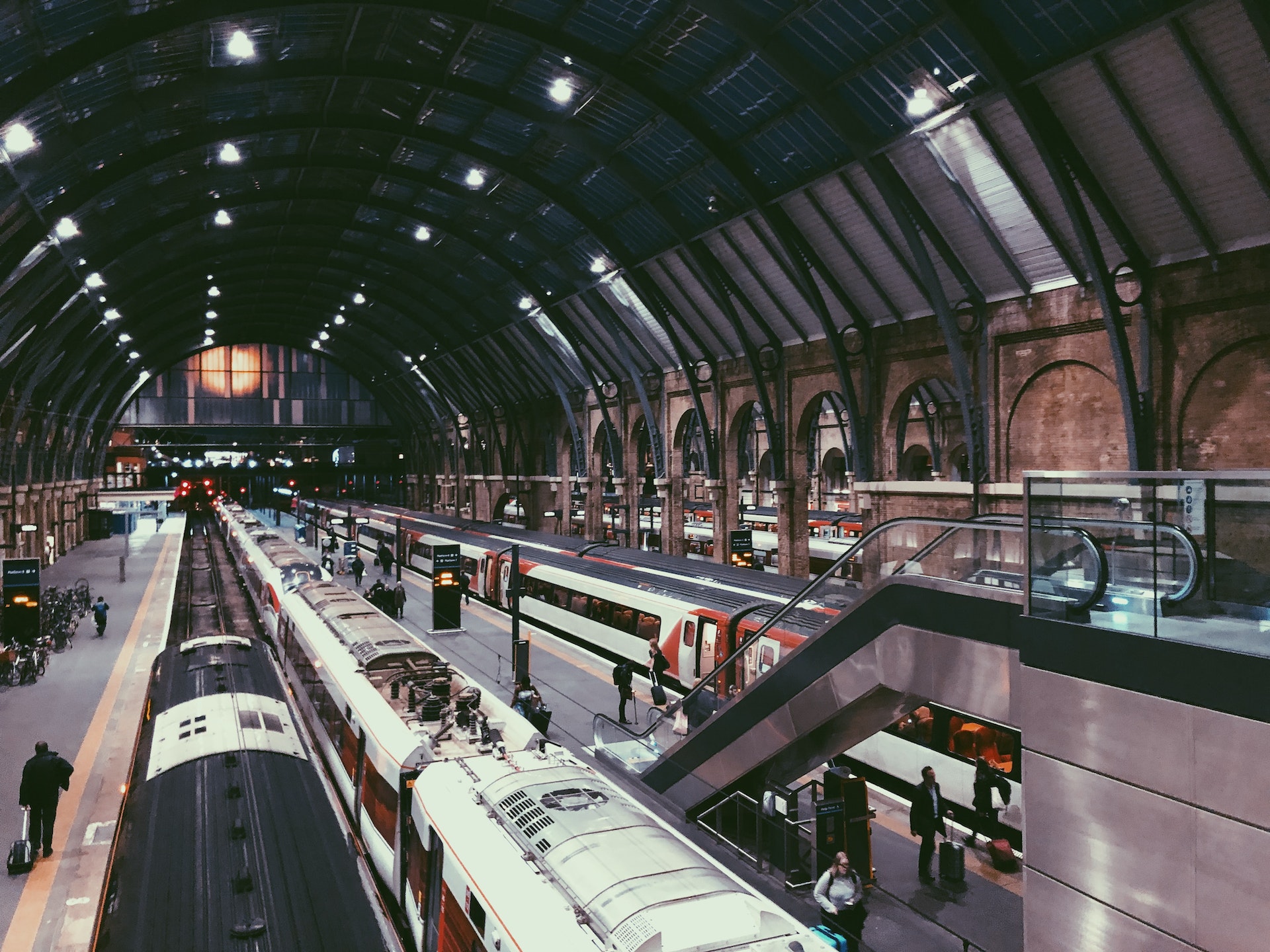 Trains a Londres : gare de King’s Cross
