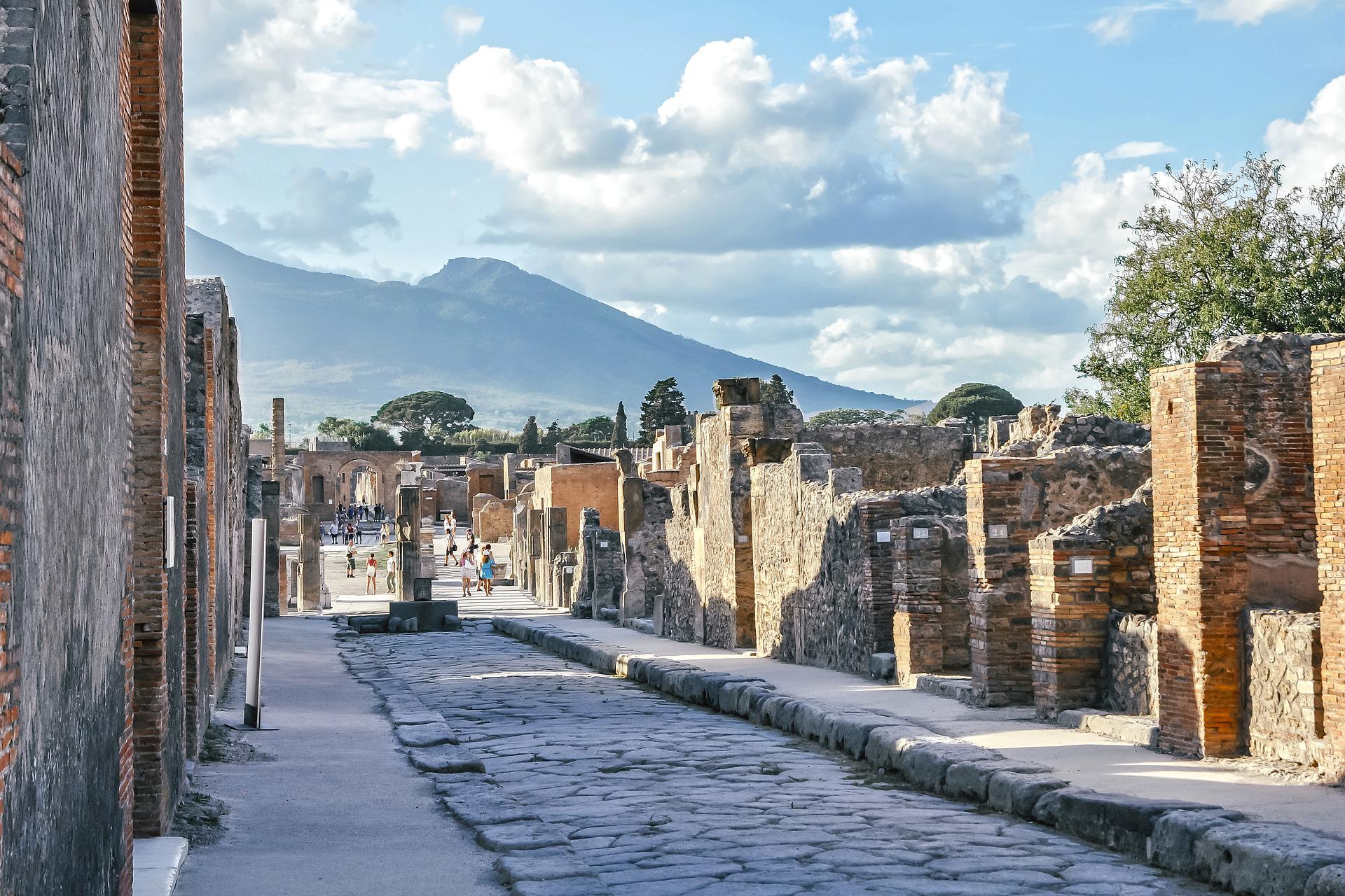Vols Paris - Naples : le site archeologique de Pompei