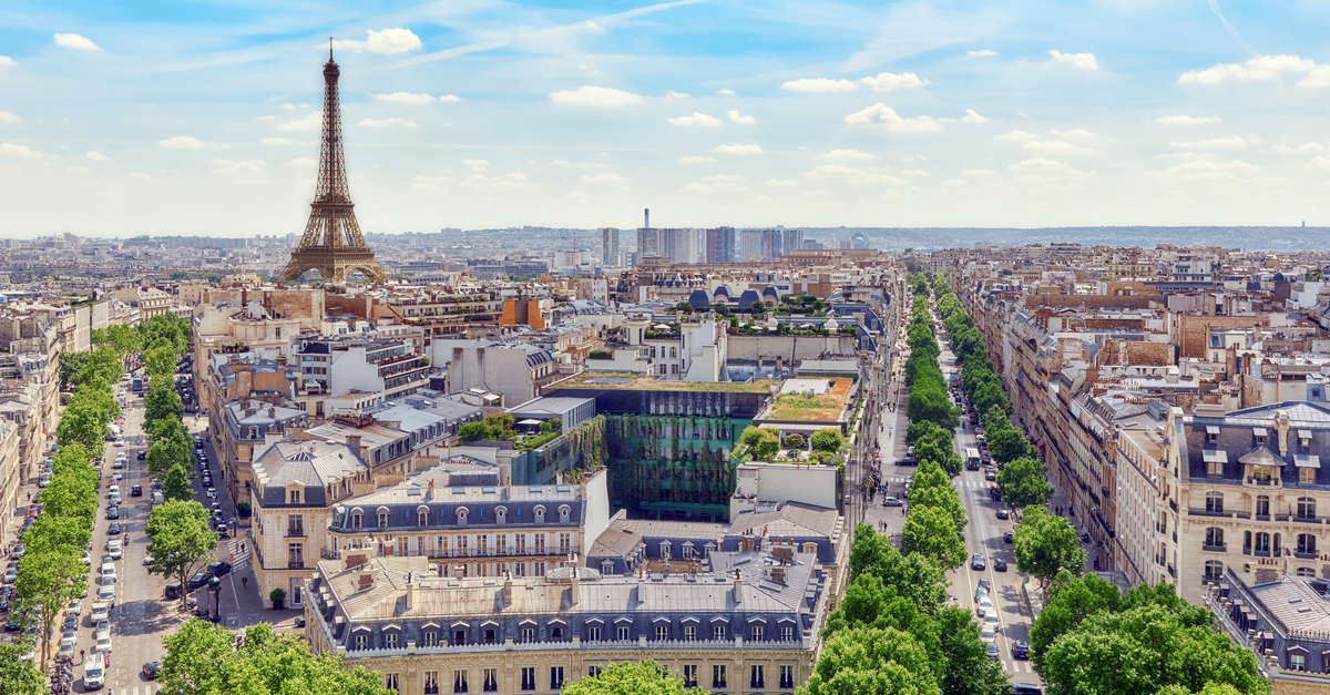 Paris: Panoramic view of the city.