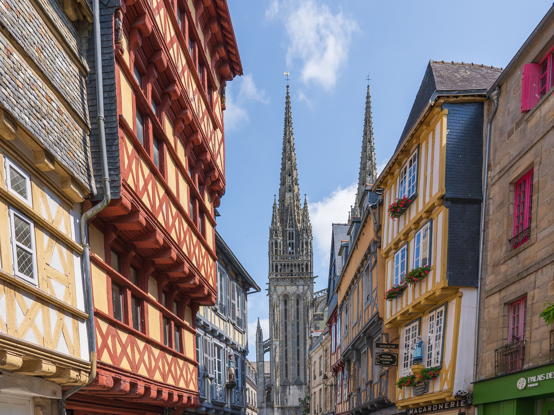 Maisons a colombages a Quimper