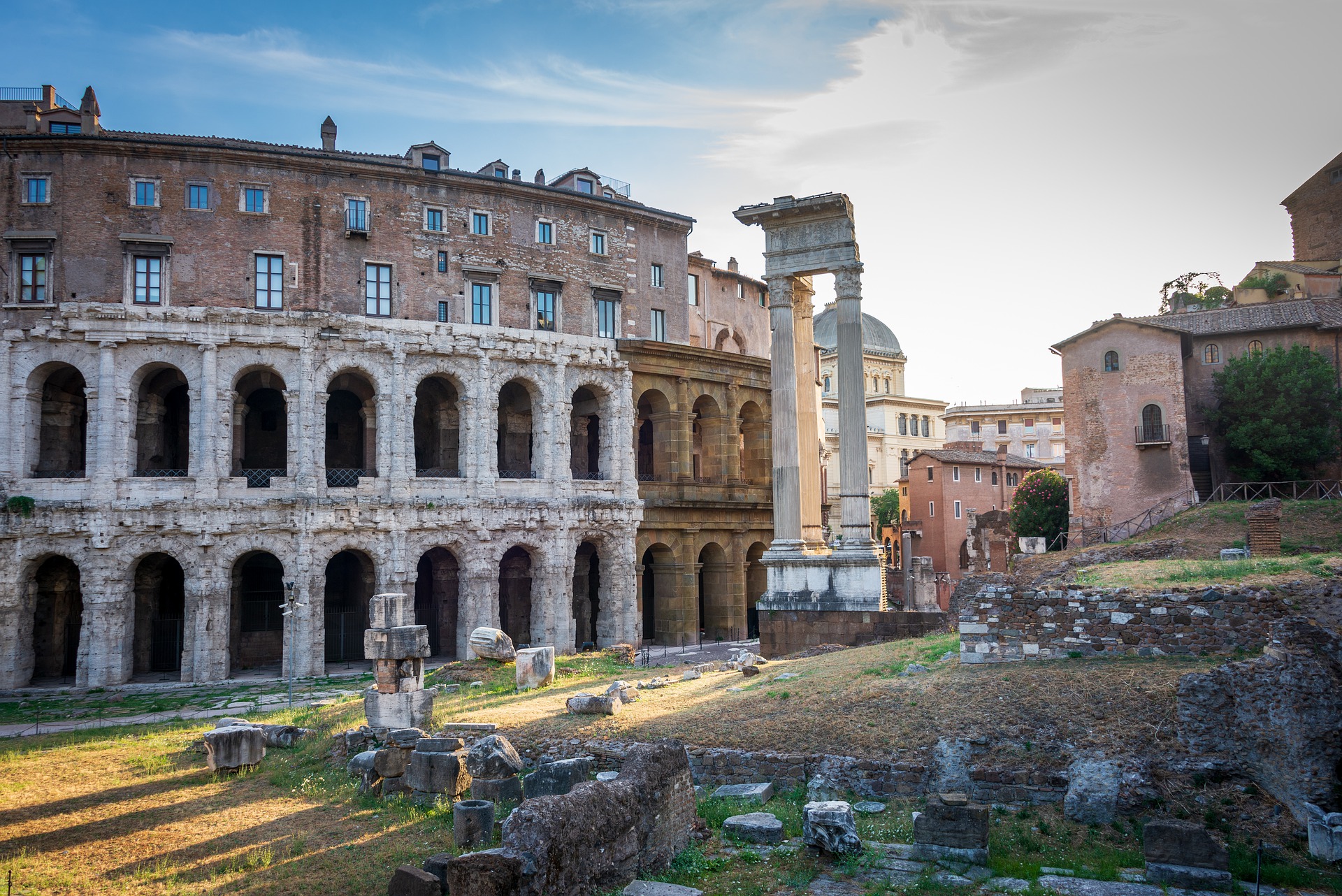 Vol Paris - Rome : le Colisee, a Rome