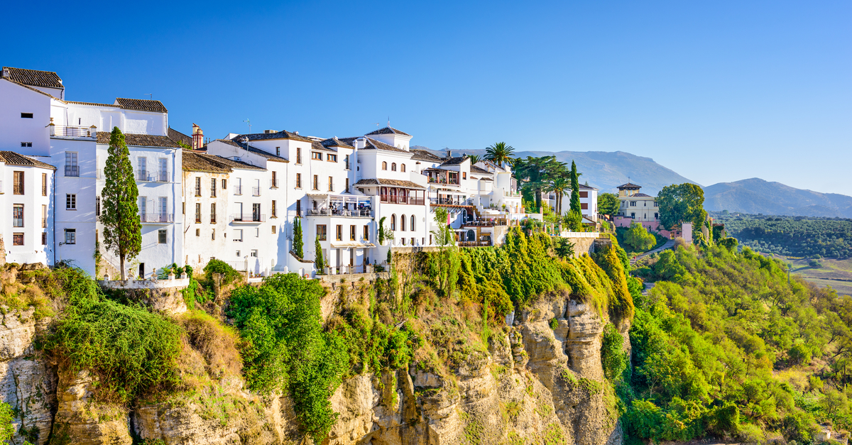 Ronda: old town cityscape.