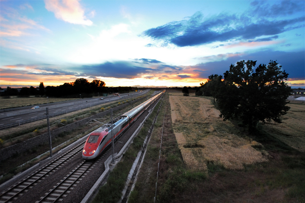 trenitalia frecciarossa foto panoramica