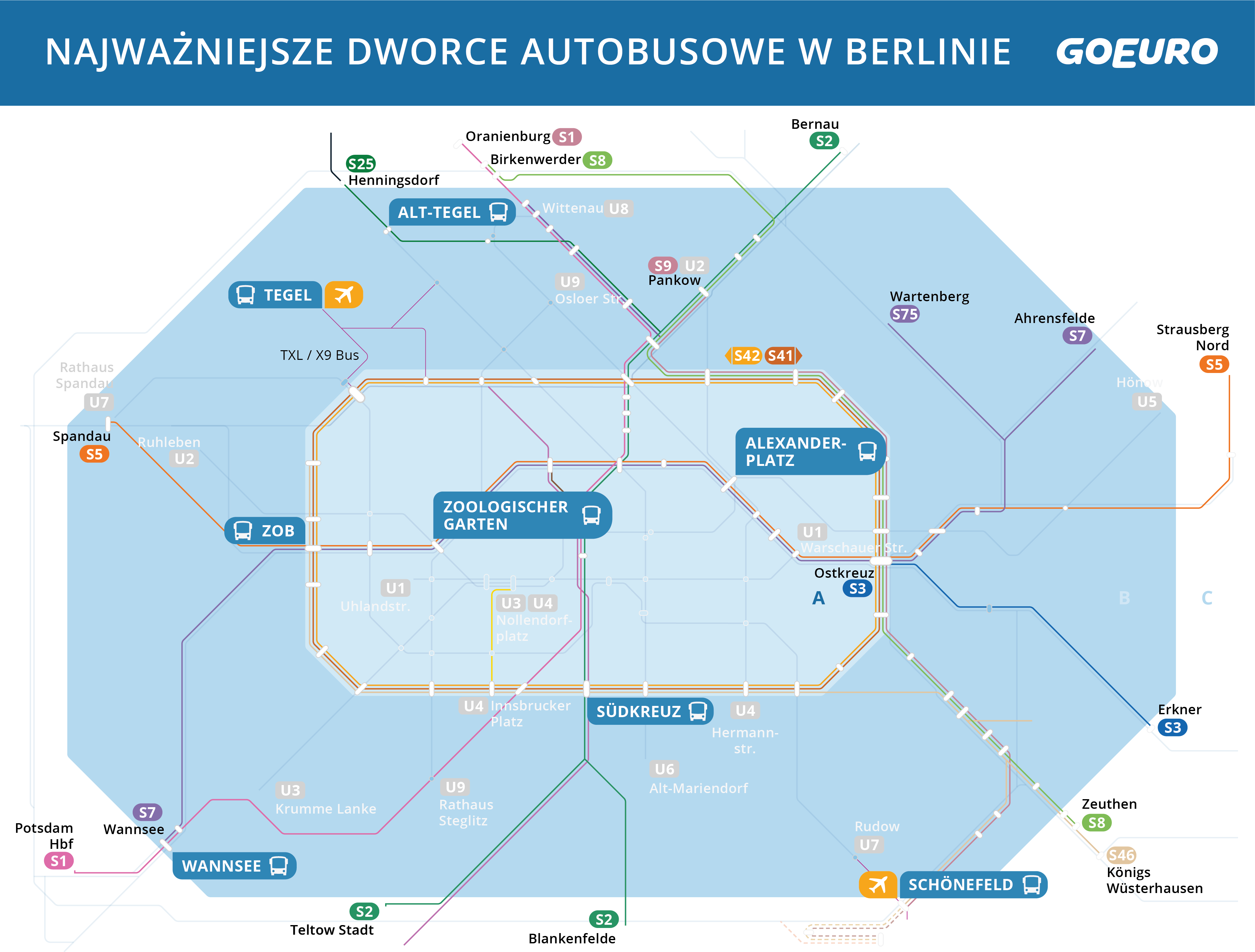 berlin komunikacja miejska mapa Wycieczka do Berlina – tanie bilety na pociąg, autobus i samolot 