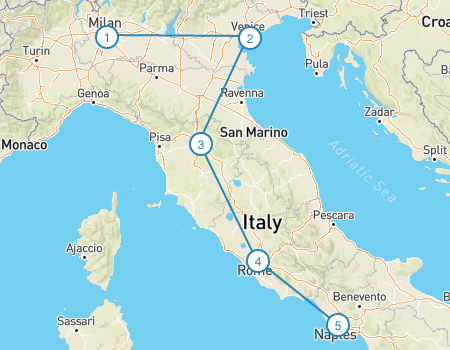 mapa comboios italia Comboio Itália | Omio (GoEuro)