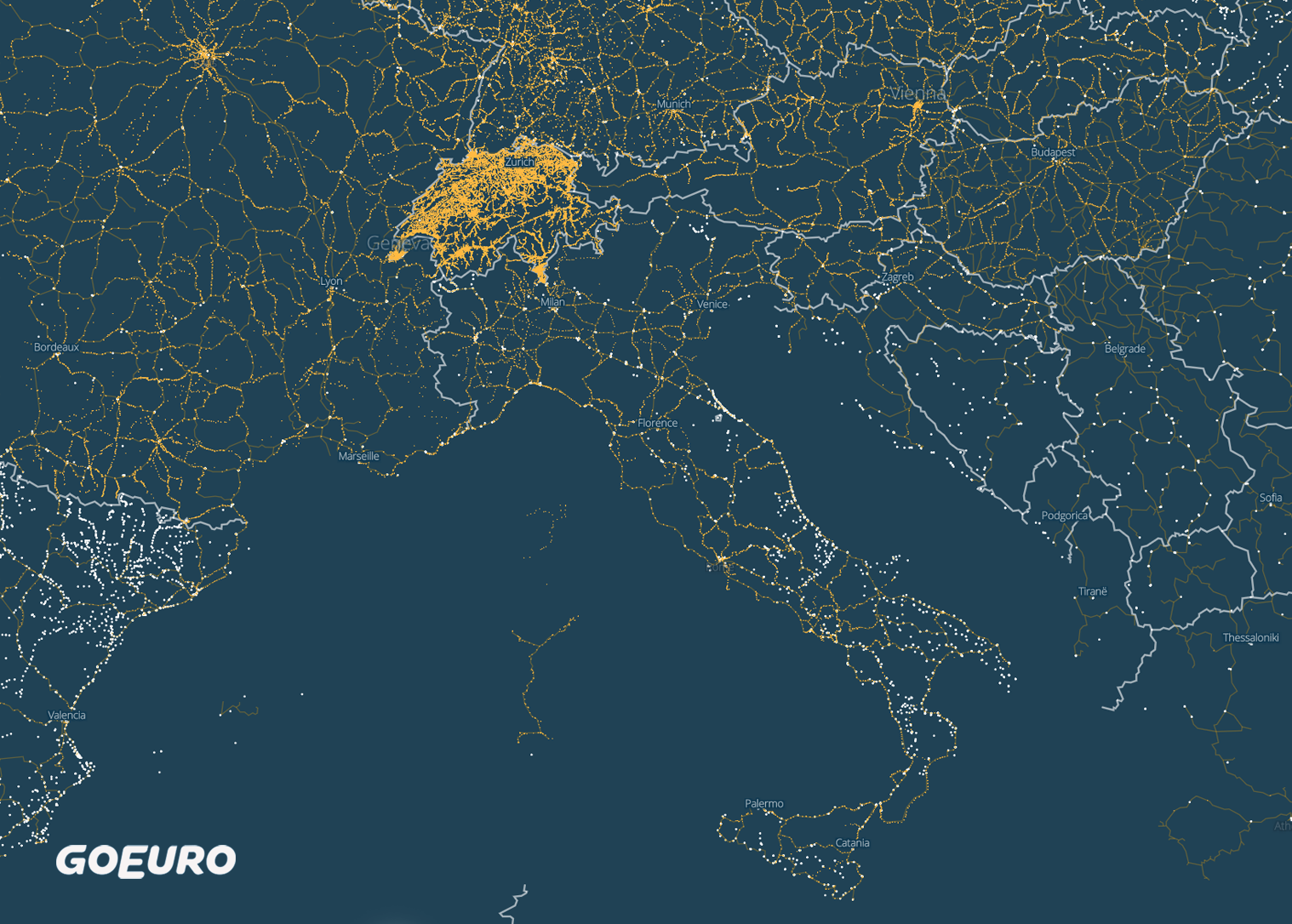 Mappa Stazioni Ferroviarie