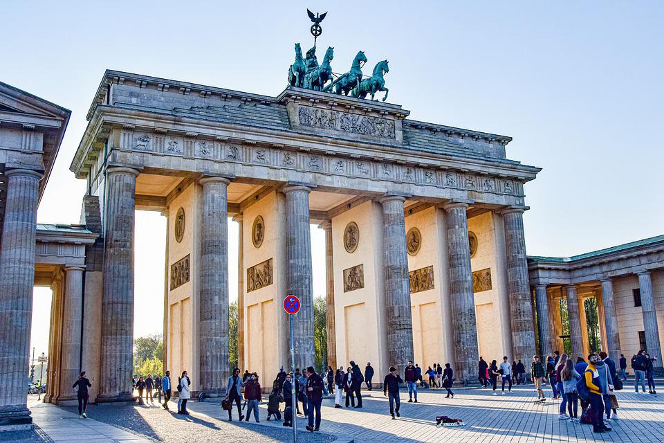 Brandenburger Tor i Berlin.