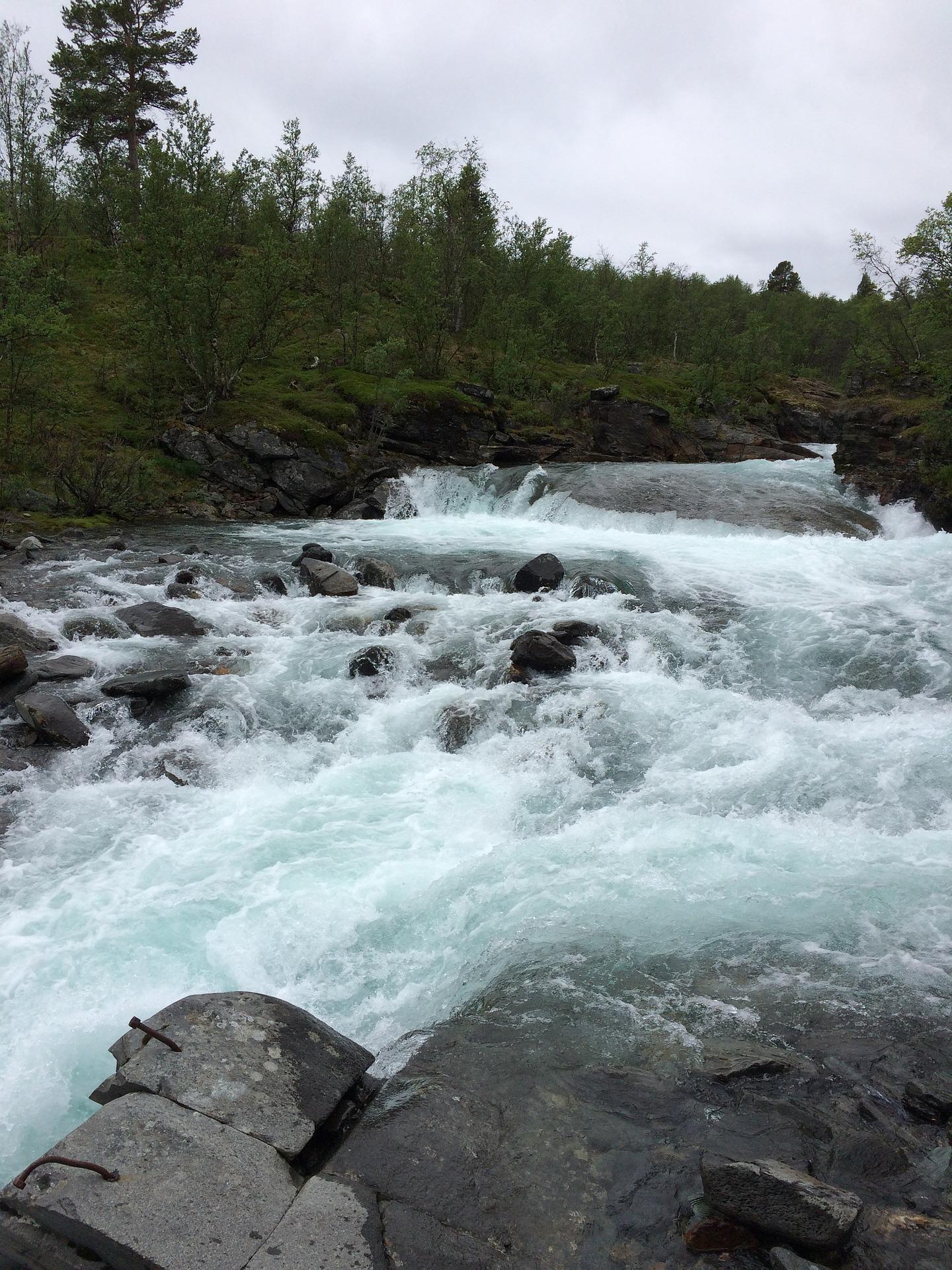 Fors i Abisko Nationalpark.