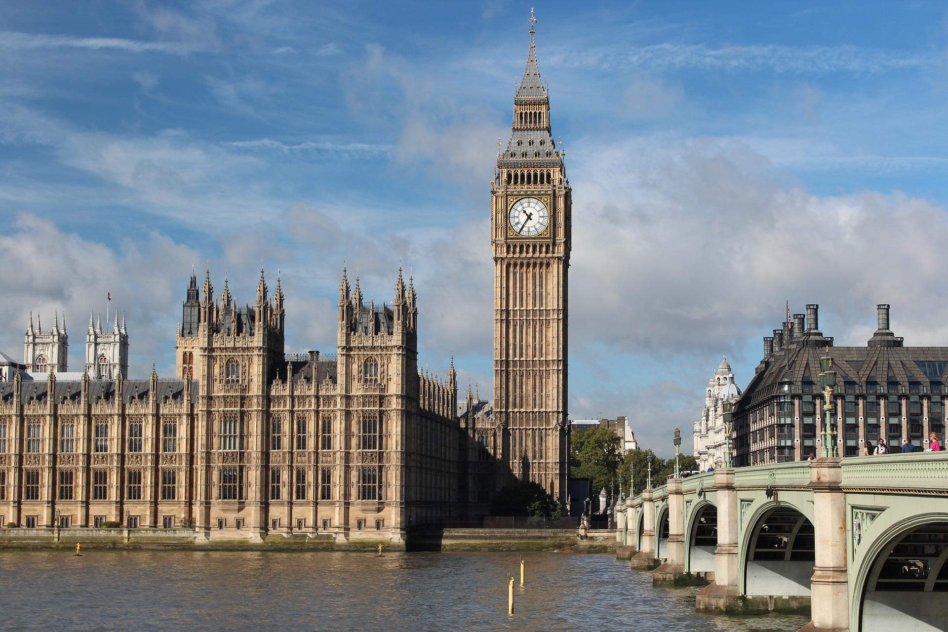 Aller-retour Londres train : Big Ben Westminster