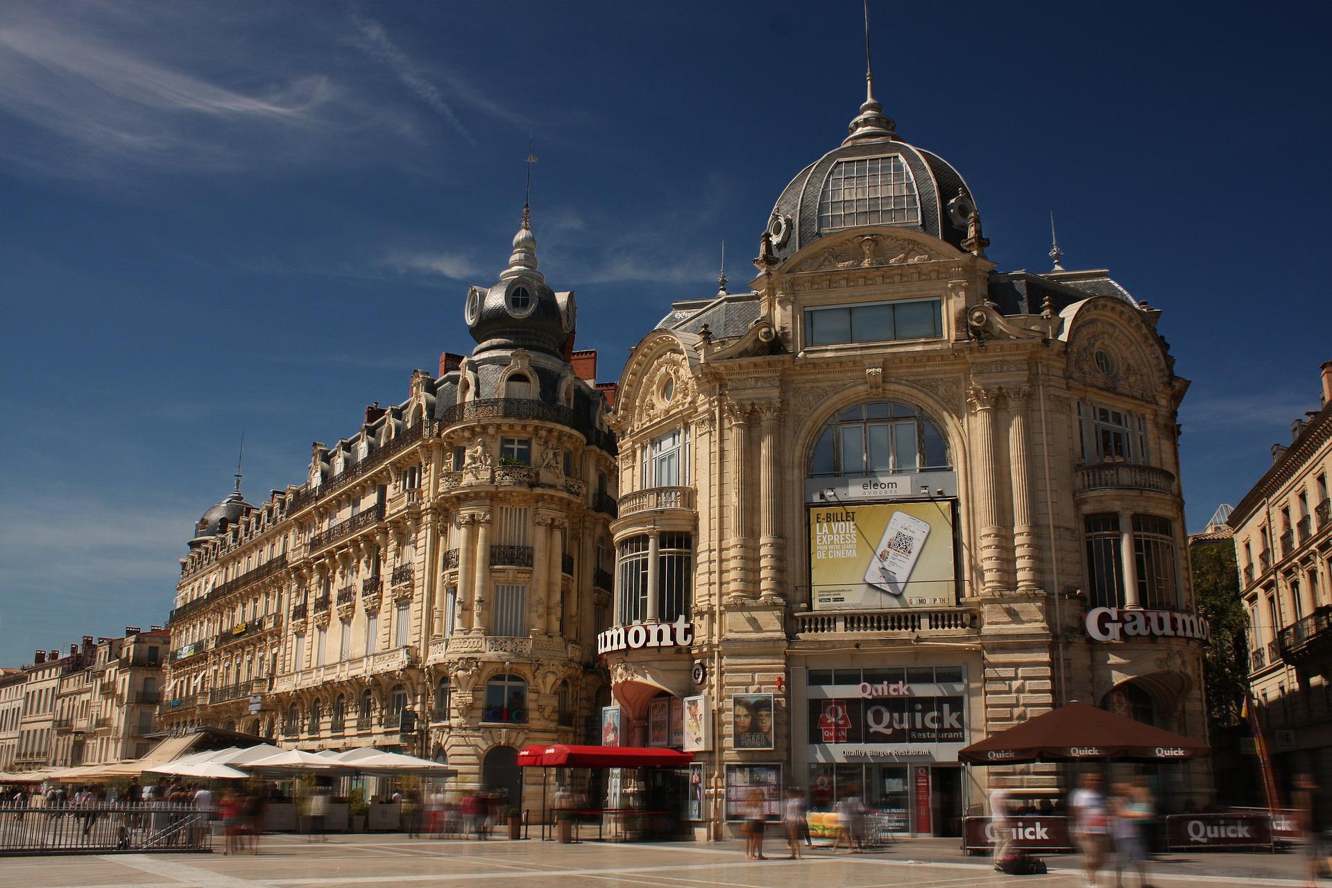 Aller-retour Paris-Montpellier : Place de la Comedie