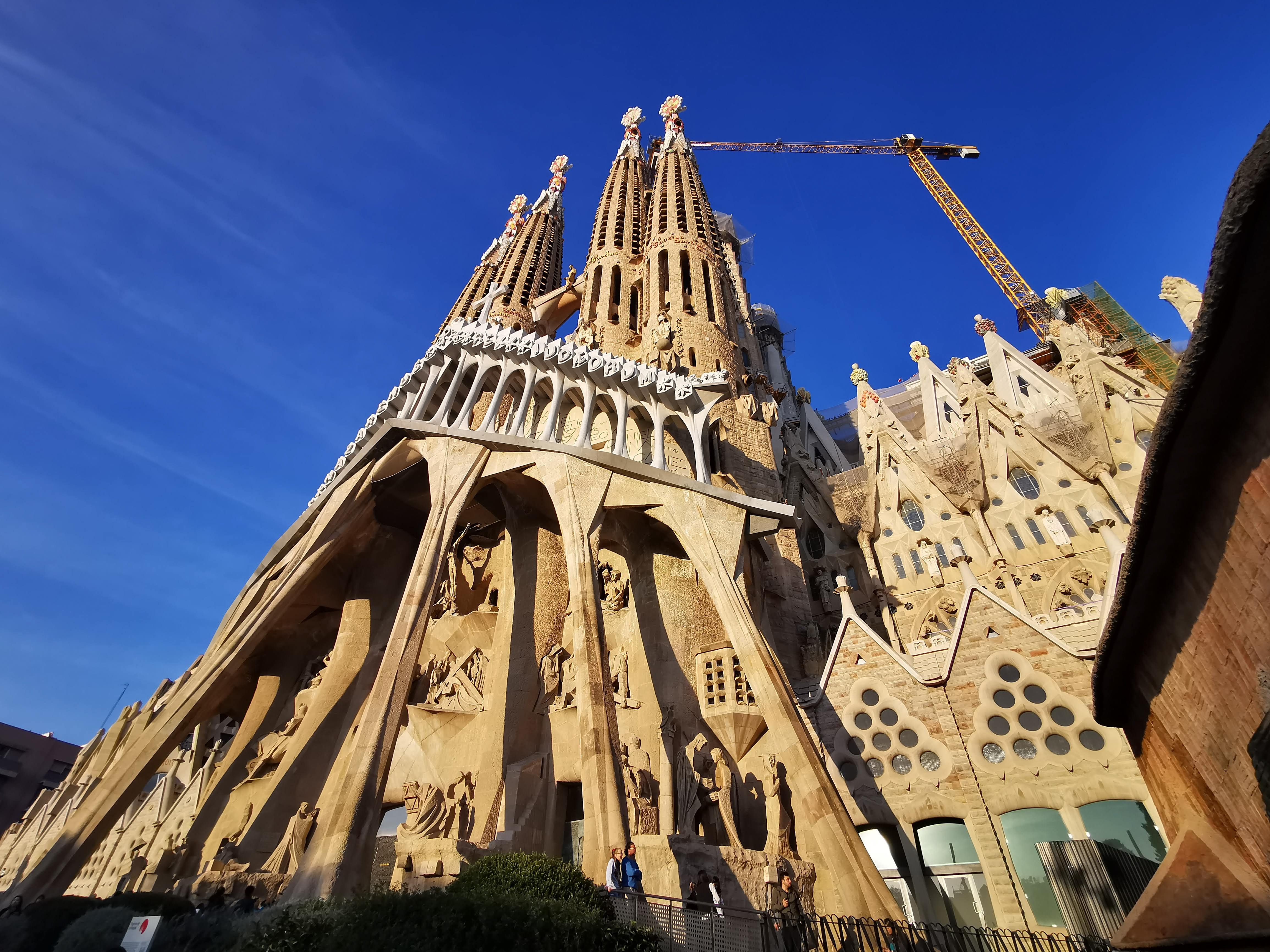 Lado moderno del monumento mas emblematico de Barcelona: la Sagrada Familia