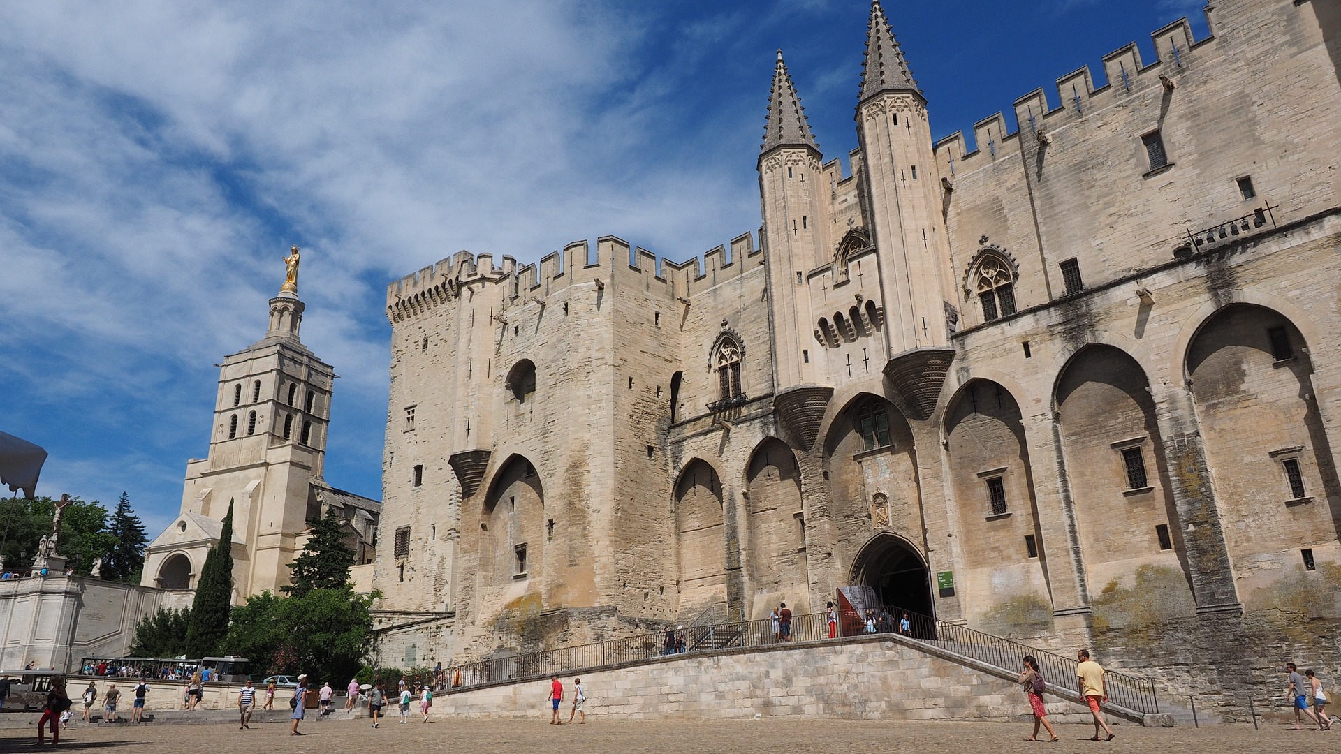 Billet de train Paris-Avignon : le Palais des Papes