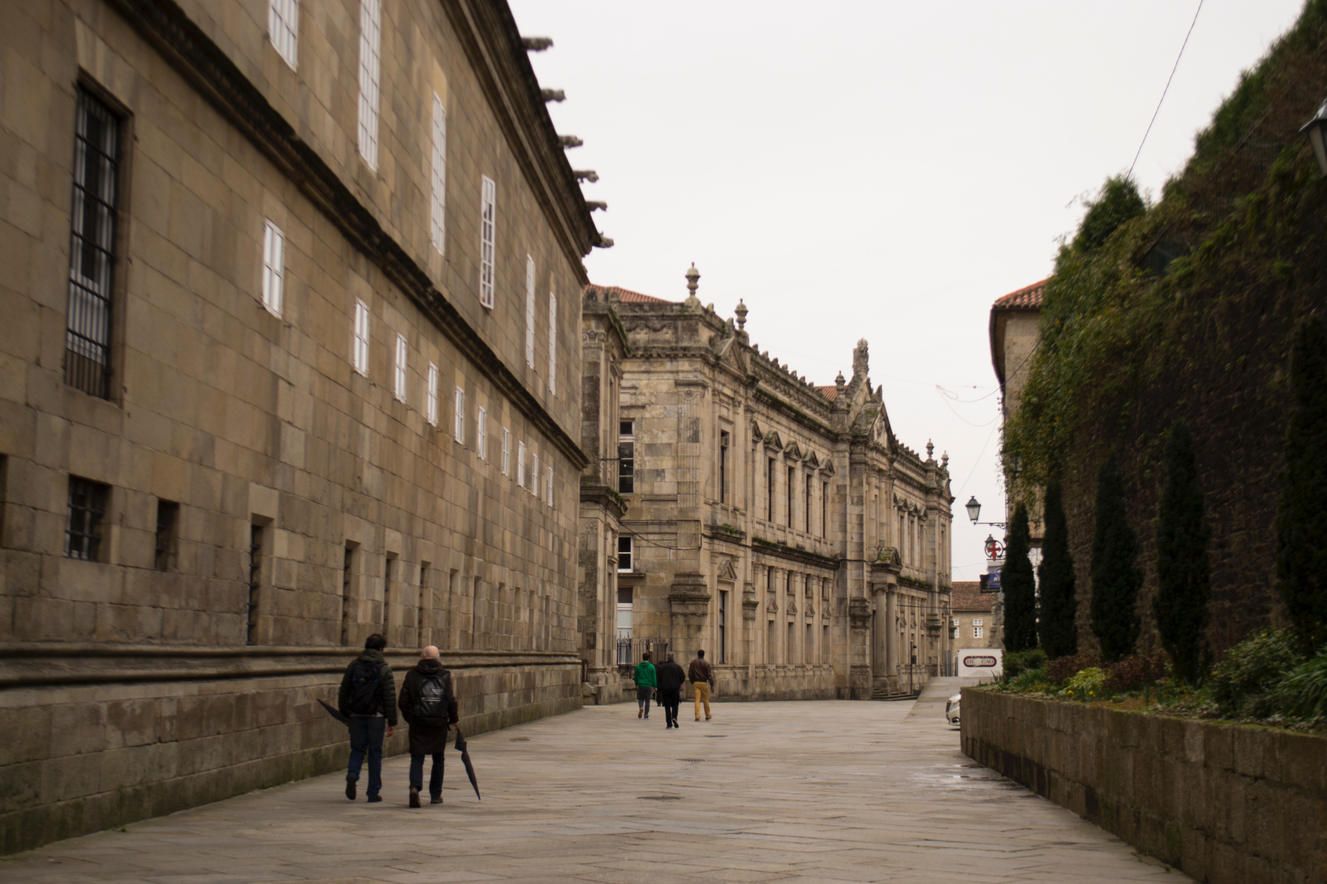 Calles aledanas a la Iglesia Catedral de Santiago de Compostela