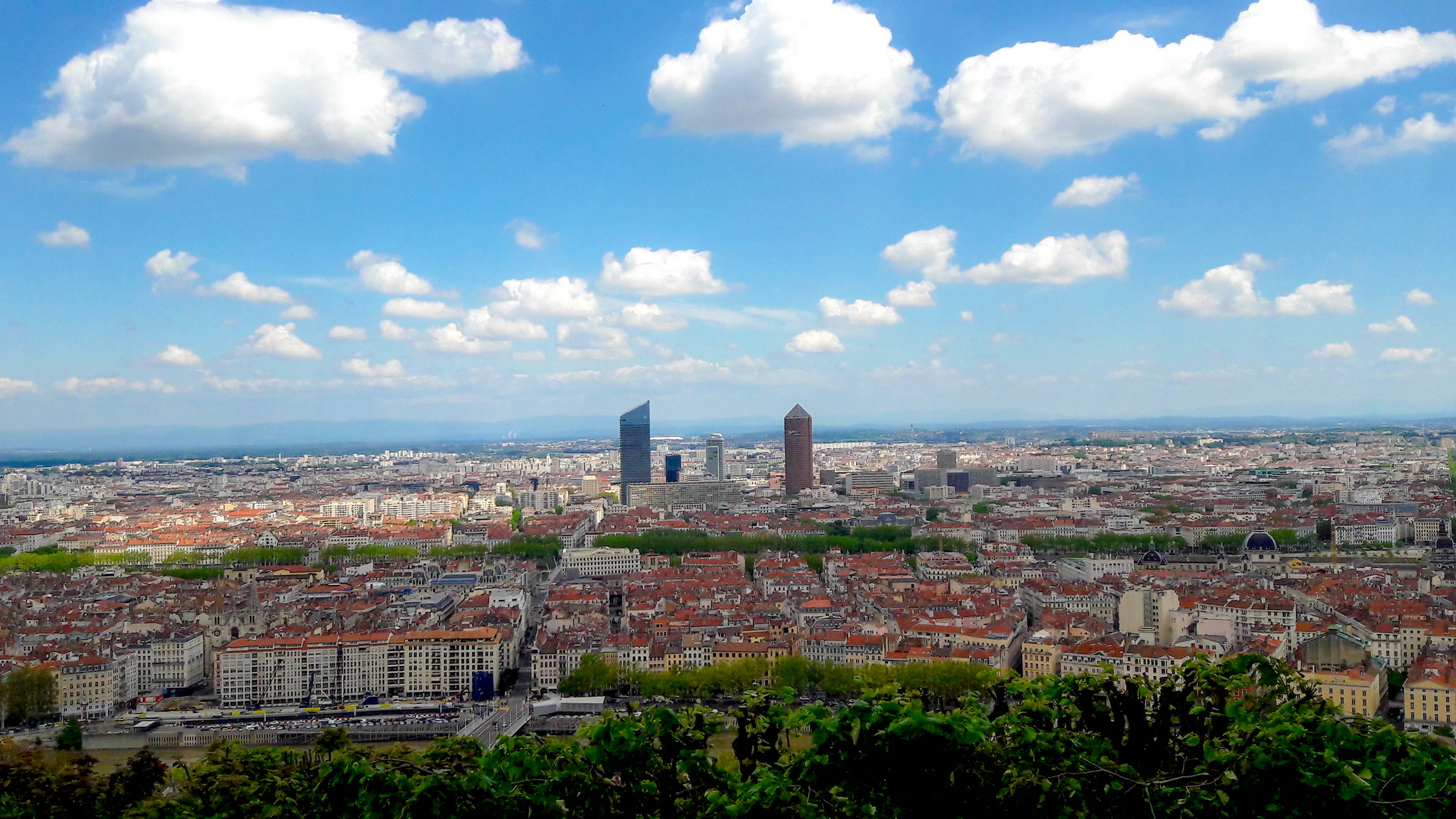 D’Annecy a Lyon : vue panoramique sur Lyon