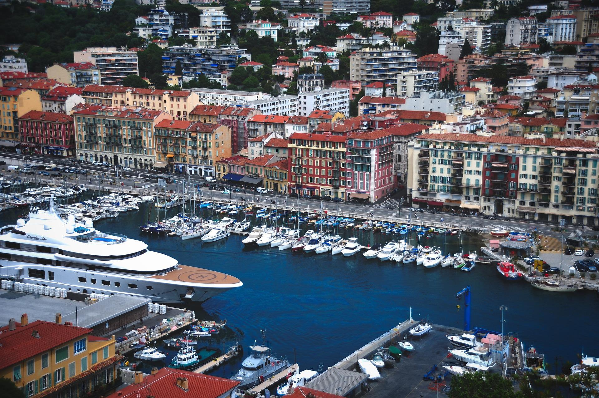 Billet Marseille-Nice : vue aerienne du Vieux-Port
