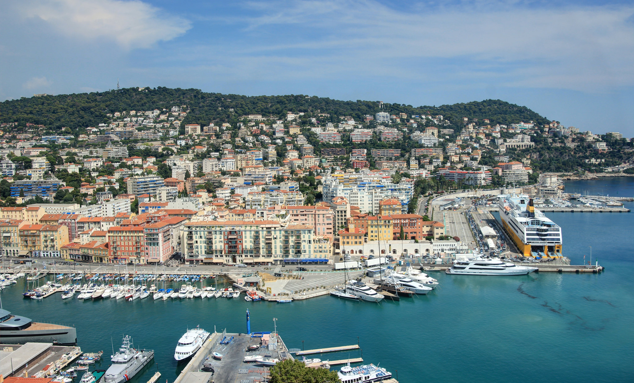 Lyon-Nice en TGV : le port de Nice
