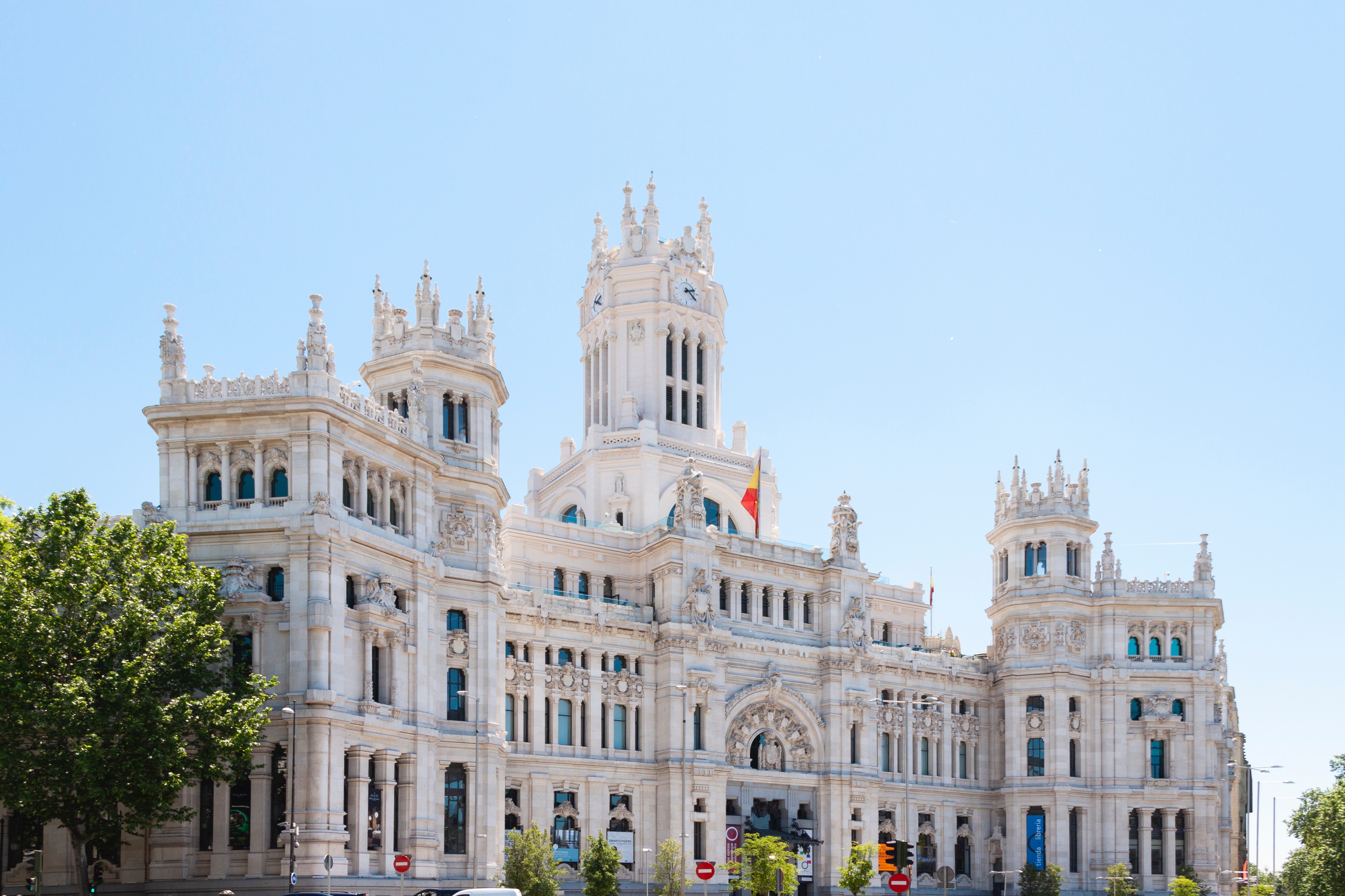 Palacio de Cibeles en Madrid, antiguo palacio de comunicaciones