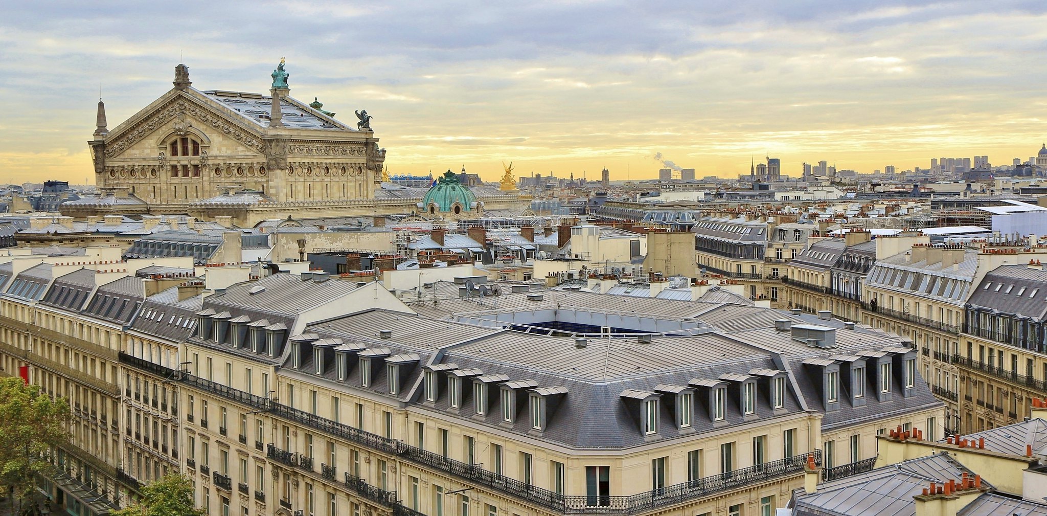 Billet de train La Rochelle-Paris : toits de l’Opéra-Garnier