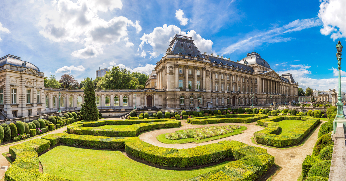 Palais et jardins à Bruxelles.