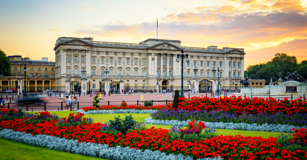 Buckingham-Palast in London.