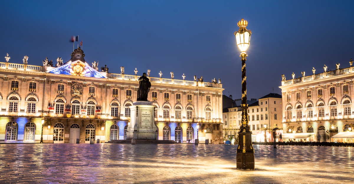 La piazza principale di Nancy.