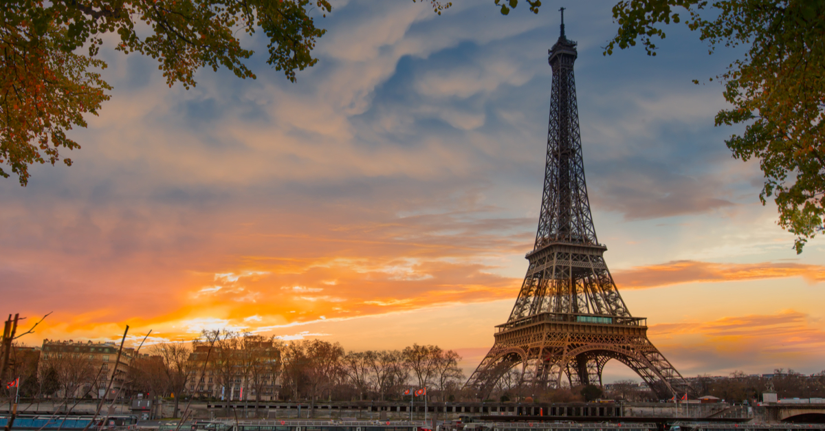 Eiffelturm in Paris.
