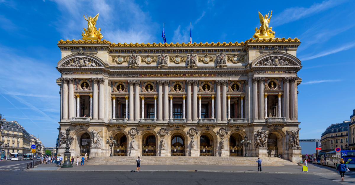 Klassische Architektur in Paris.