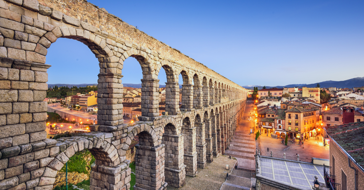 Aqueduc de Ségovie.