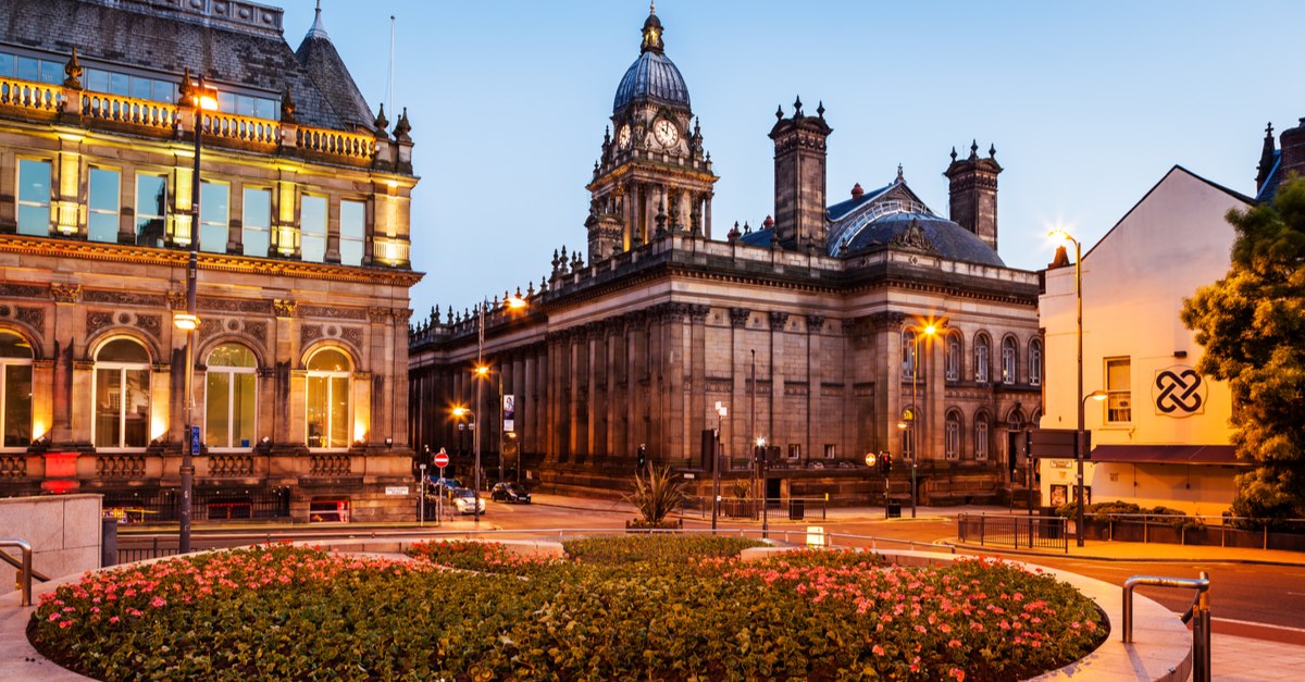 Centro de la ciudad de Leeds.