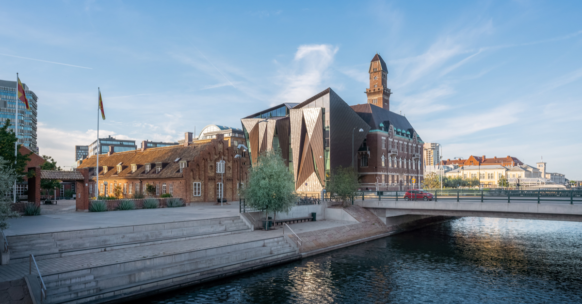 Arquitectura moderna en Malmö.