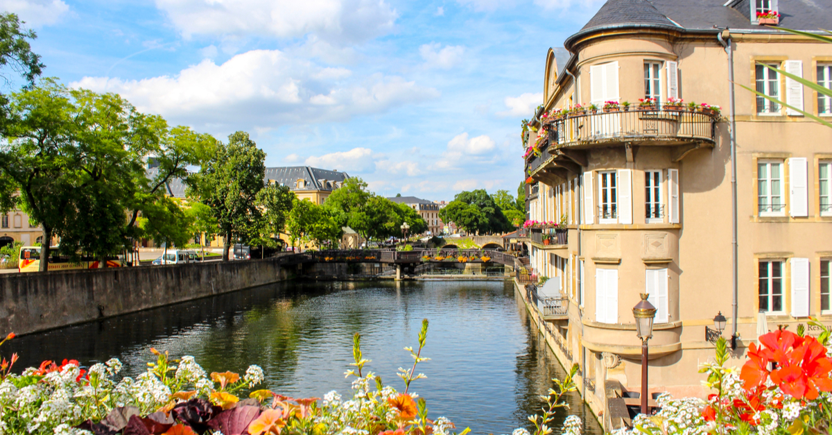 Vista panorámica de Metz.